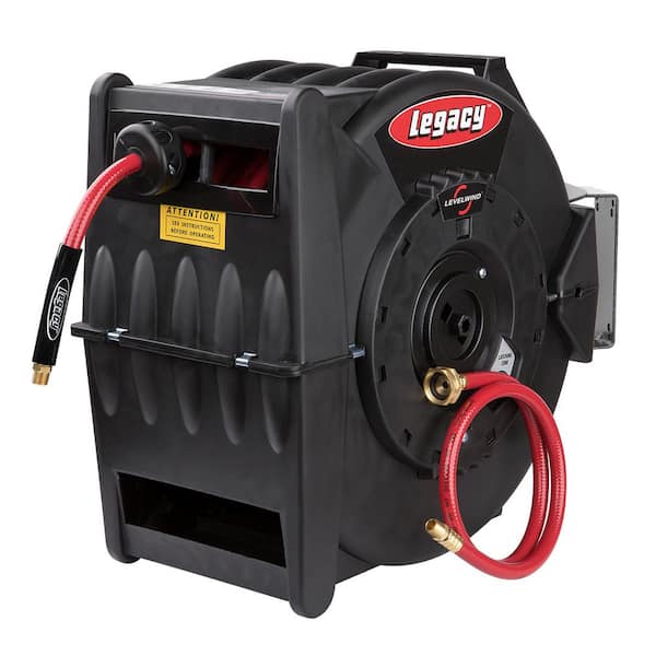 Legacy 1/2 in. x 50 ft. Retractable Air Hose with Reel L8335 - The