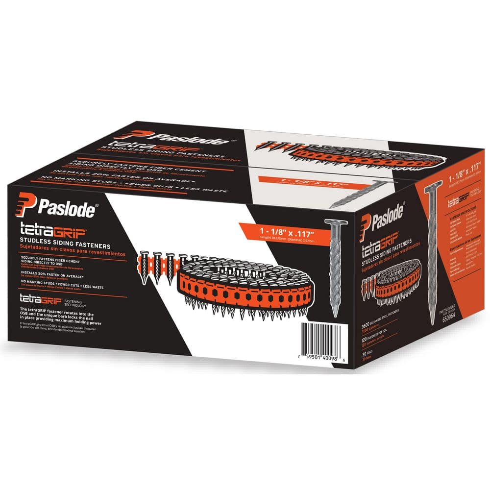 Paslode Tetra Grip 1-1/8 in. x 0.117 in. 11-Gauge 0 Degree