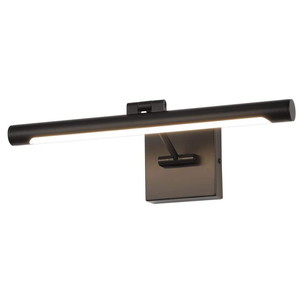 Premium Matte Black LED Dimmable Picture Light 3000K 70-Watt Warm White