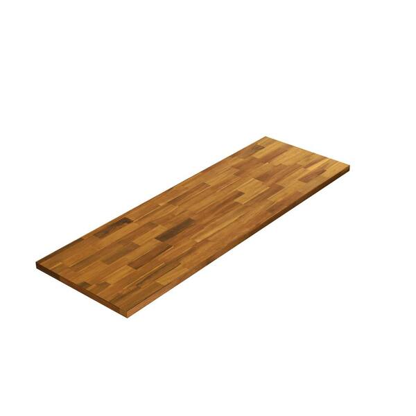Interbuild 3/4 in. x 12 in. x 5 ft. Acacia Project Panel Board Golden Teak Finish