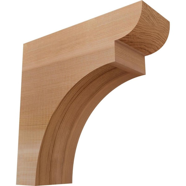 Ekena Millwork 3-1/2 in. x 10 in. x 10 in. Western Red Cedar Yorktown Smooth Corbel