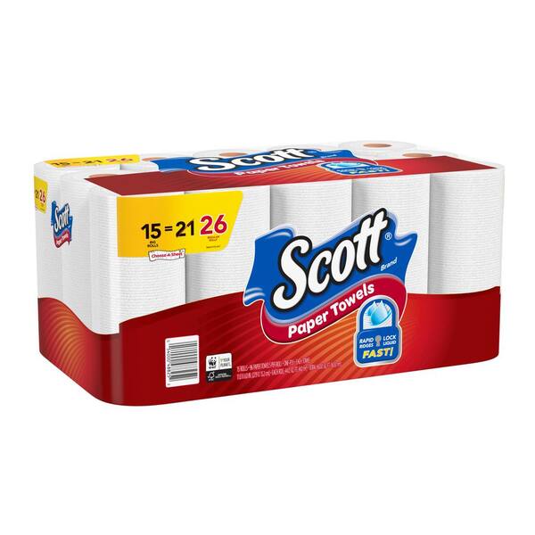SCOTT Professional Multi Purpose Shop Paper TOWELS 4 Rolls 55 Sheets ROLL 4 ct 