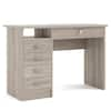 Tvilum Walden 43 in. Rectangular Truffle 5 Drawer Writing Desk with Locking  Feature 80163Pcjcj - The Home Depot