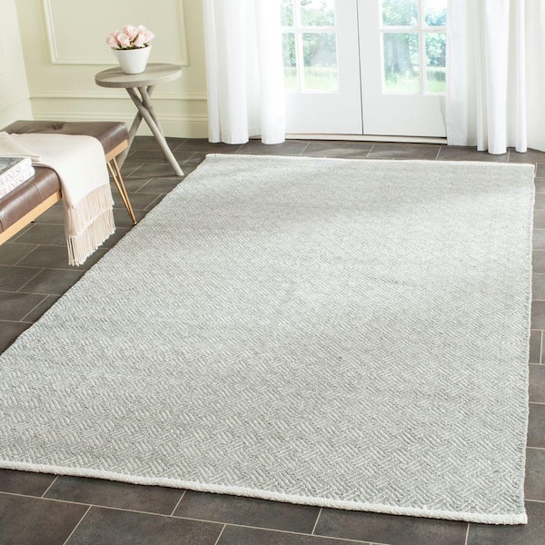 Boston Grey 9 ft. x 12 ft. Geometric Area Rug