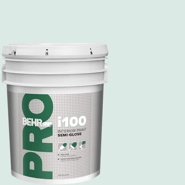 BEHR PRO 5 gal. #HDC-WR15-5 Arctic Flow Semi-Gloss Interior Paint