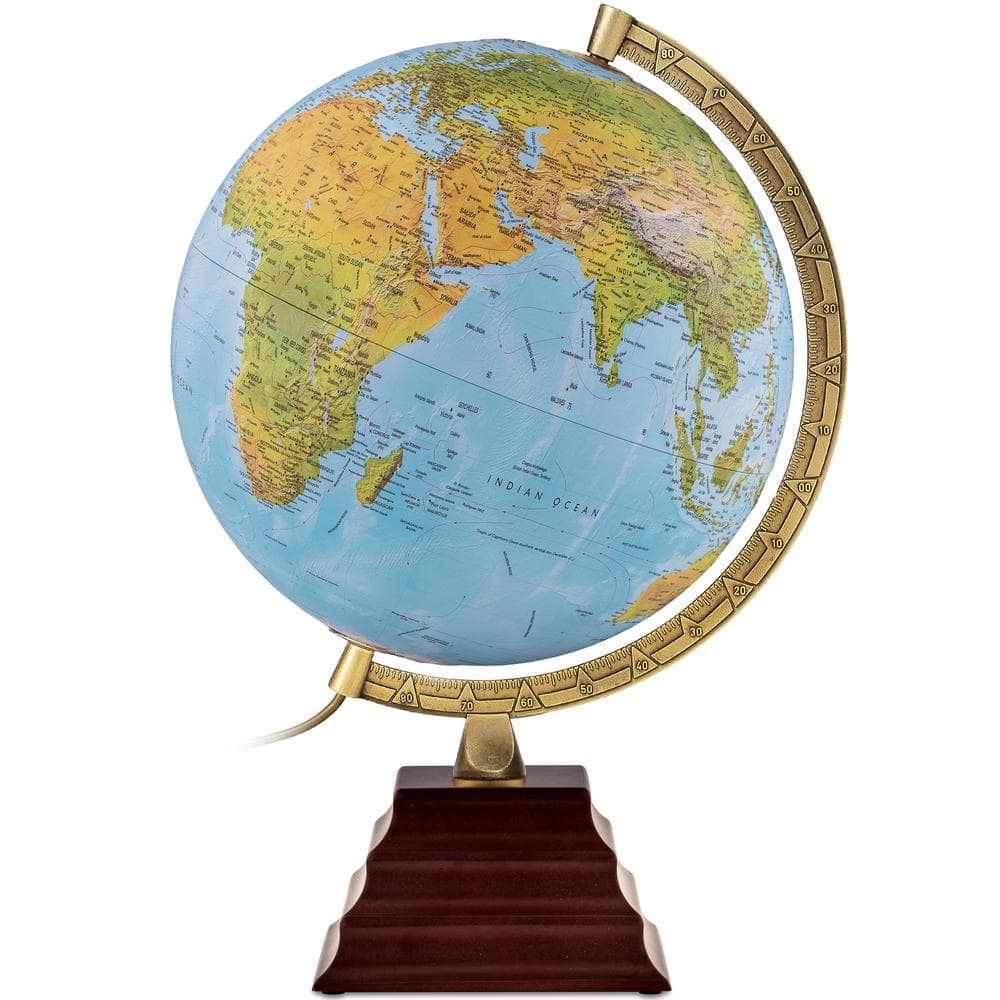 Waypoint Geographic Fernweh 17 in. x 12 in. Diameter Pagoda Base Desktop Globe