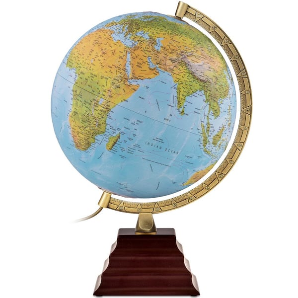 Waypoint Geographic Fernweh 17 in. x 12 in. Diameter Pagoda Base Desktop Globe