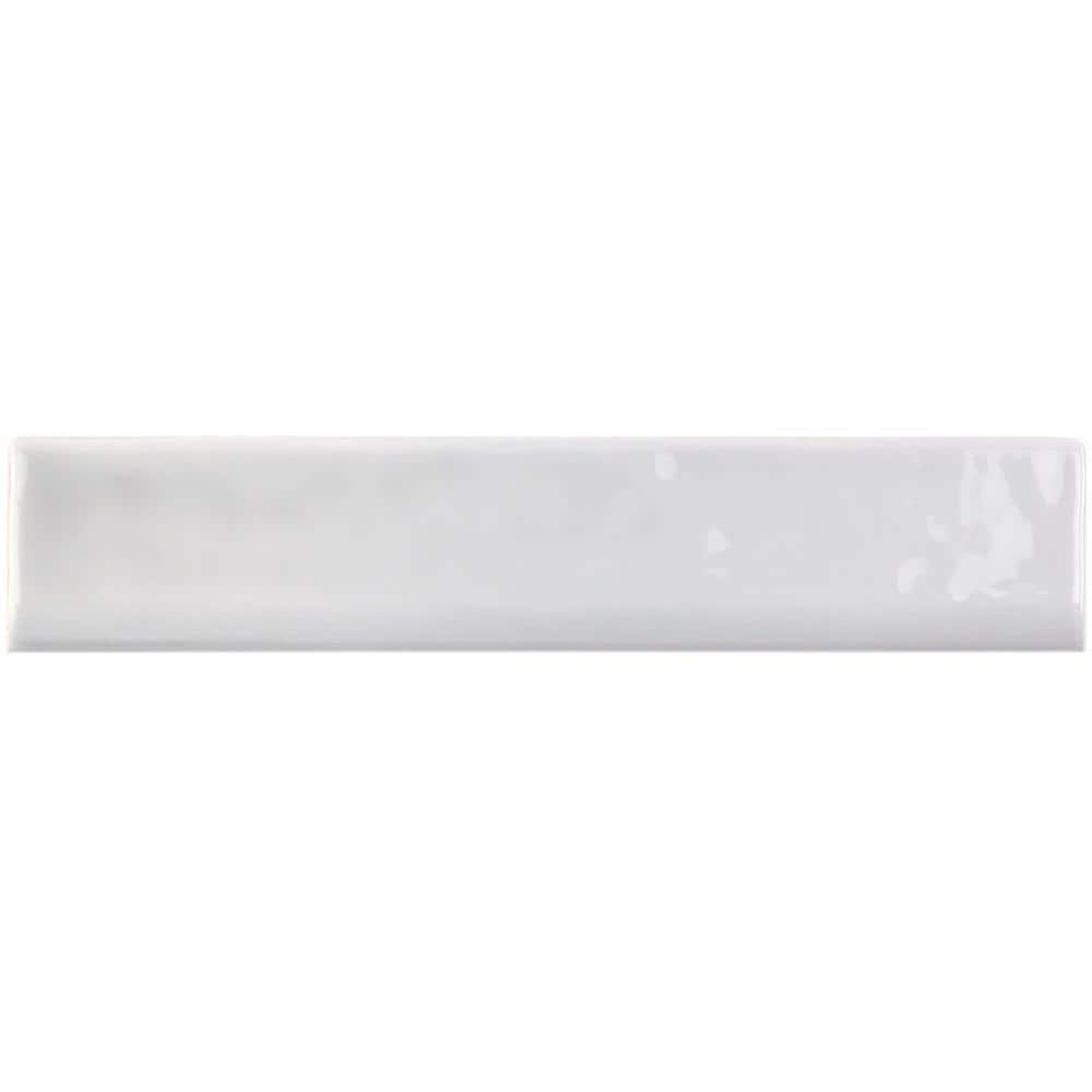 Newport Gray 1.97 in. x 9.84 in. Polished Ceramic Wall Bullnose Tile price history on PriceWatchPro
