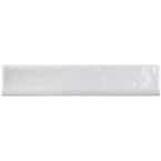 Ivy Hill Tile Pier Ivory 4 in. x 12 in. Polished Ceramic Bullnose Tile ...