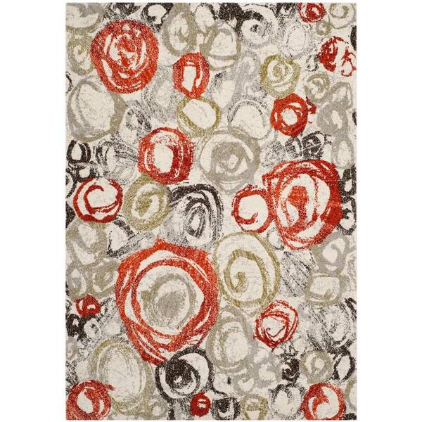 Safavieh Porcello Ivory/Green 8 ft. x 11 ft. Area Rug