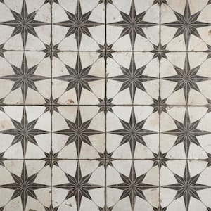 Kings Star Nero 17-5/8 in. x 17-5/8 in. Ceramic Floor and Wall Tile (10.95 sq. ft./Case)