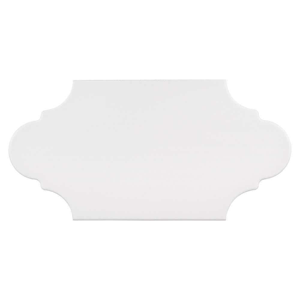 Textile Basic Provenzal White 6-1/4 in. x 12-3/4 in. Porcelain Floor and Wall Take Home Tile Sample price history on PriceWatchPro