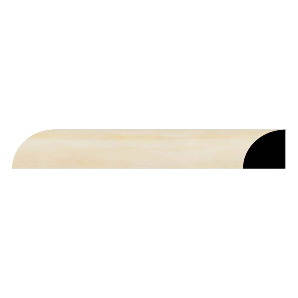 96" Unfinished Pine Quarter Round Moulding