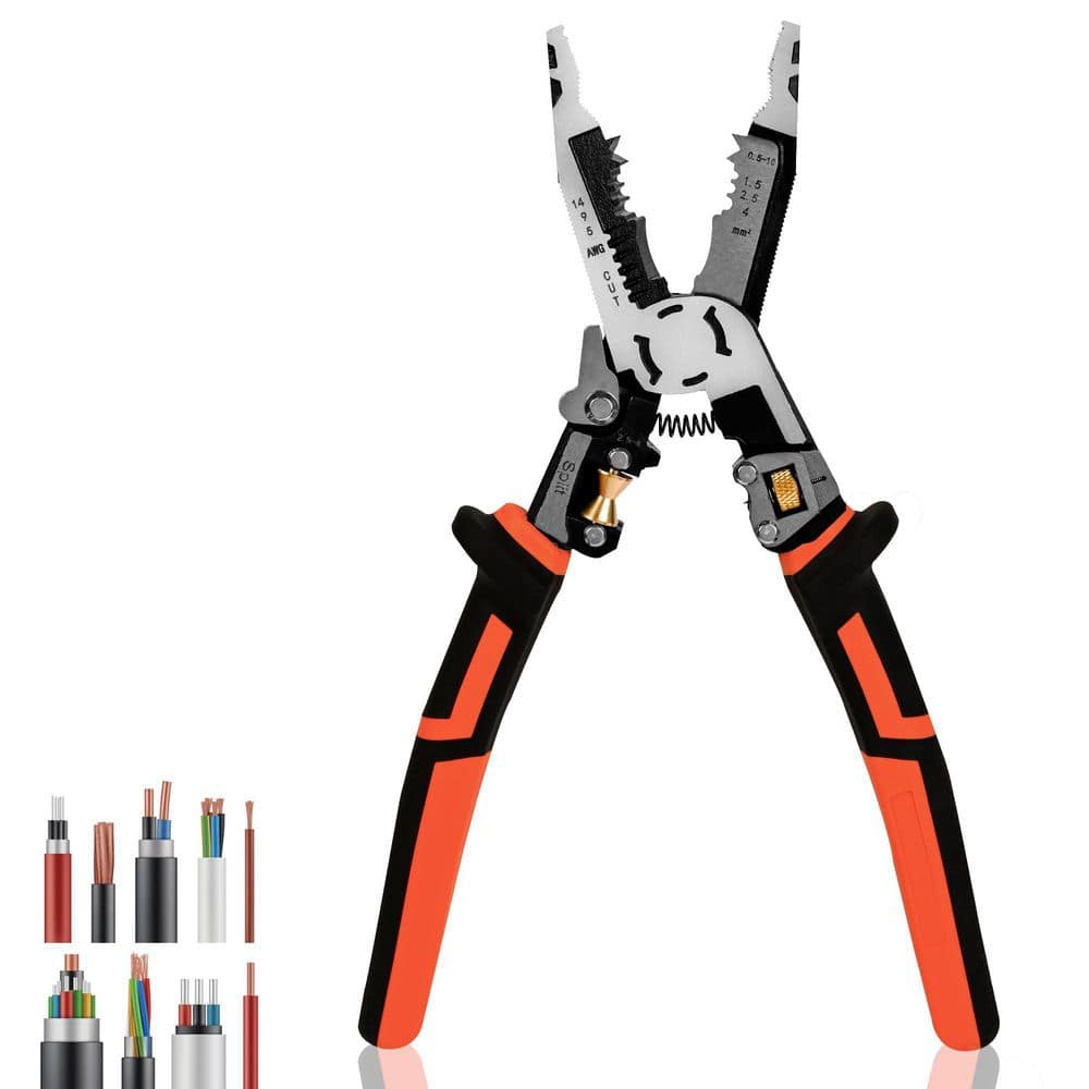 10-in-1 Wire Stripper Crimping Tool Heavy Duty Wire Cutter Pliers for Splitting Stripping Cutting Clamping price history on PriceWatchPro