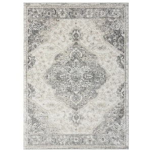 LUXE WEAVERS Bohemian Ivory 9 ft. x 12 ft. Oriental Polypropylene Area Rug  5050 Ivory 9x12 - The Home Depot