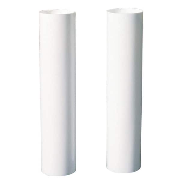 Commercial Electric 4 in. White Candelabra-Base Candle Socket Covers (2-Pack)