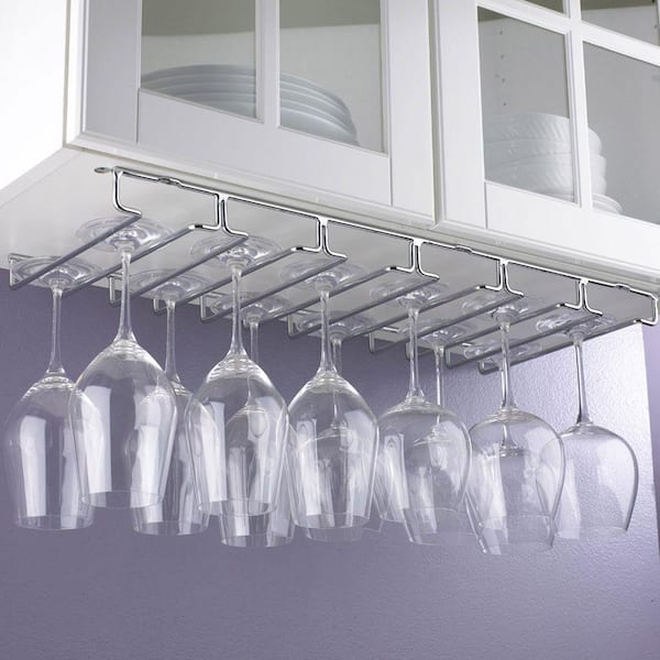 Rebrilliant Spinelli 6 Bottle Hanging Wine Bottle & Glass Rack