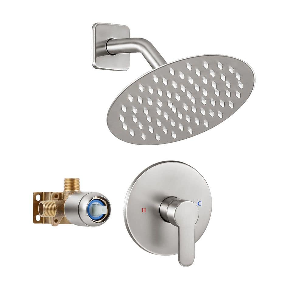 Single Handle 1-Spray Shower Faucet 1.75 GPM with Pressure Balance in Brushed Nickel price history on PriceWatchPro