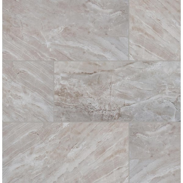 MSI Bergamo Gris 12 in. x 24 in. Matte Ceramic Floor and Wall Tile (2 sq. ft./Each)