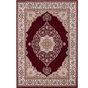 Bazaar Emy Red/Ivory 9 ft. x 12 ft. Medallion Area Rug