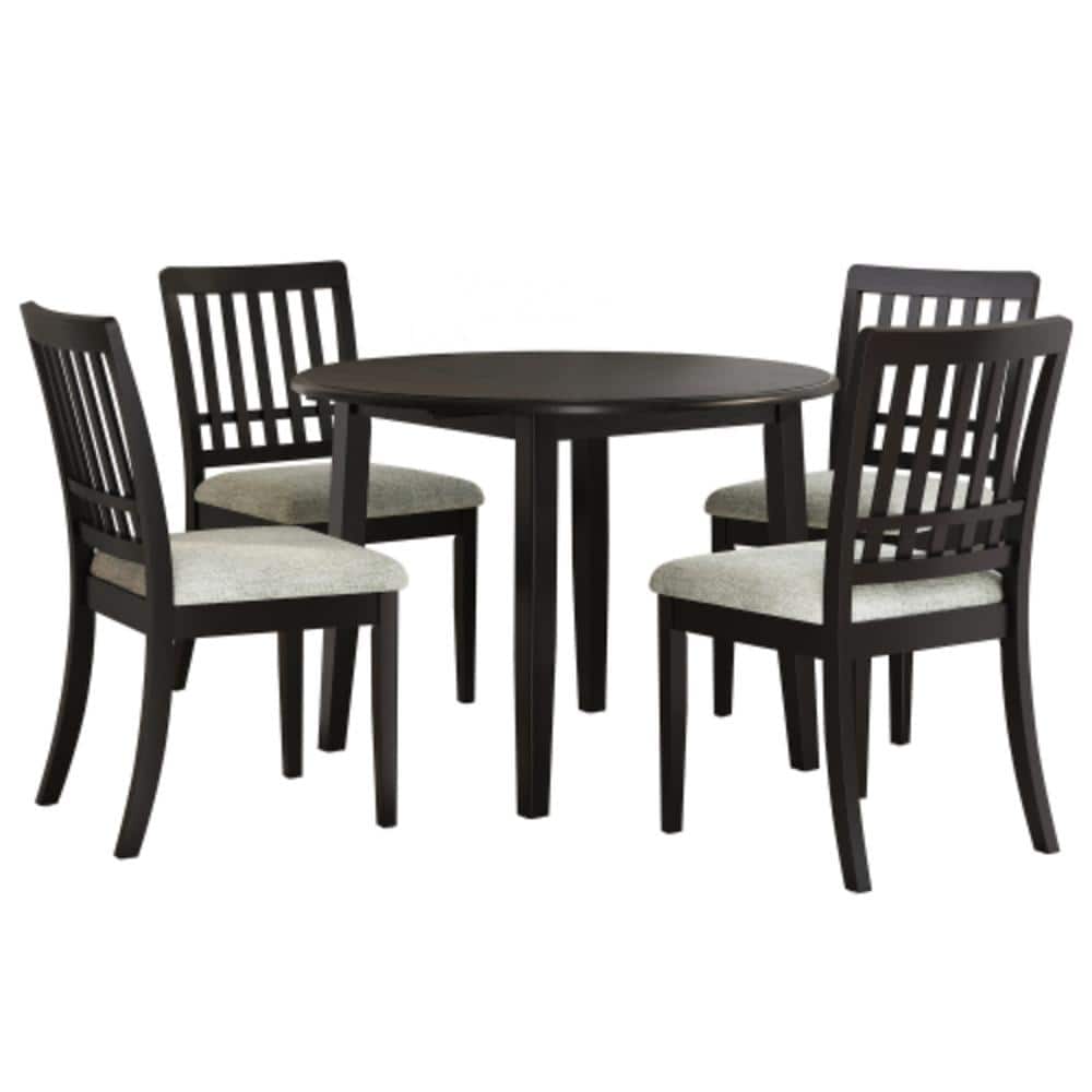 5-Piece Rubber Wood Outdoor Conversation Patio Furniture Set with Beige Cushions price history on PriceWatchPro