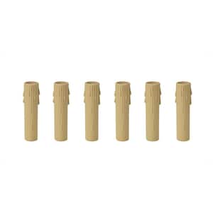 Tan Drip Candle Socket Cover (6-Pack)
