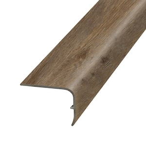 Hopsack 1.32 in. Thick x 1.88 in. Wide x 78.7 in. Length Vinyl Stair Nose Molding