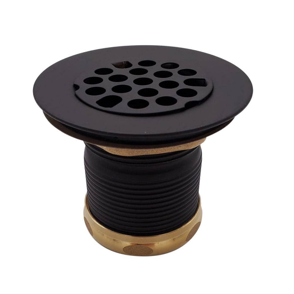 Westbrass 2-1/4 in. Grid Basket Style Bar Sink Strainer in Oil Rubbed Bronze