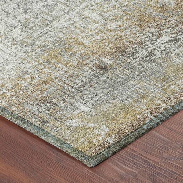 Chantille Machine Washable Indoor/Outdoor Abstract ACN2756 Tin 10 ft. x 14 ft. Area Rug