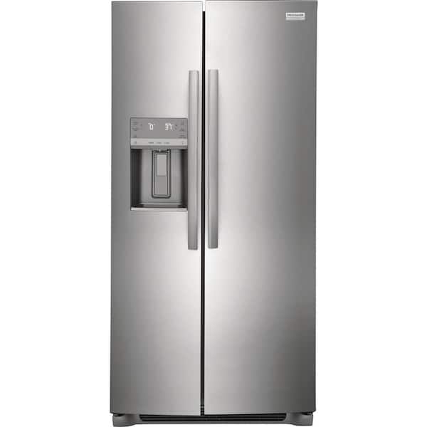 Frigidaire Gallery 36 in. 22.3 cu. ft. Counter Depth Side-by-Side Refrigerator in Smudge-Proof Stainless Steel