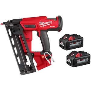 M18 FUEL 18-Volt Lithium-Ion Brushless Cordless Gen II 16-Gauge Angled Finish Nailer w/ High Output 6.0 Ah Battery