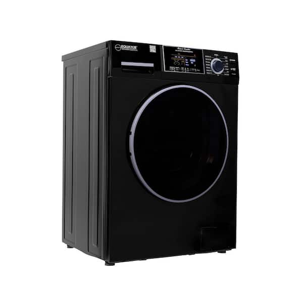 1.62 cu. ft. RV Pet Version Compact 110-Volt Vented 15 lbs. Sani Washer Dryer Combo 1400RPM in Black
