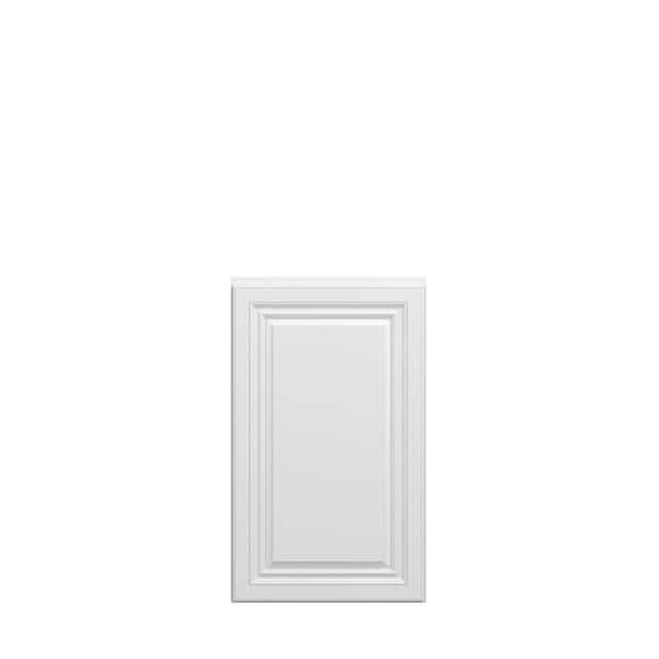 Damascus Raised 18 in. W x 30 in. H x 12 in. D in French Vanilla Plywood Assembled Wall Cabinet
