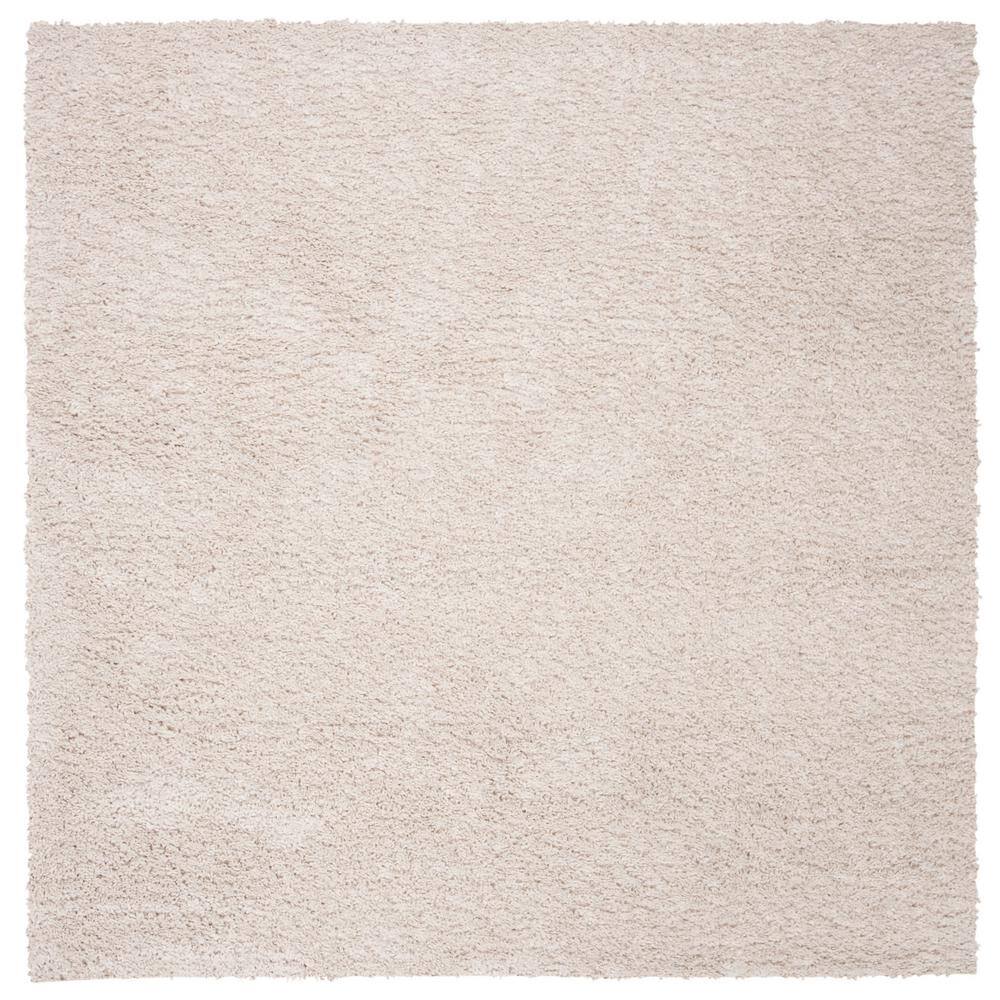 August Shag 900 AUG900 Power Loomed Indoor Area Rug - Beige - 5'3"x5'3" - Safavieh