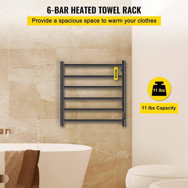 Smart Electric Heated Towel Rail Stainless Steel Bathroom Towel Heated  Drying Rack 110v/220v Towel Warmer Bathroom Accessories