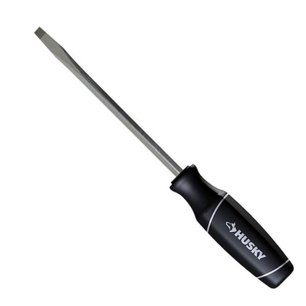 Husky 1/4 in. x 6 in. Slotted Screwdriver