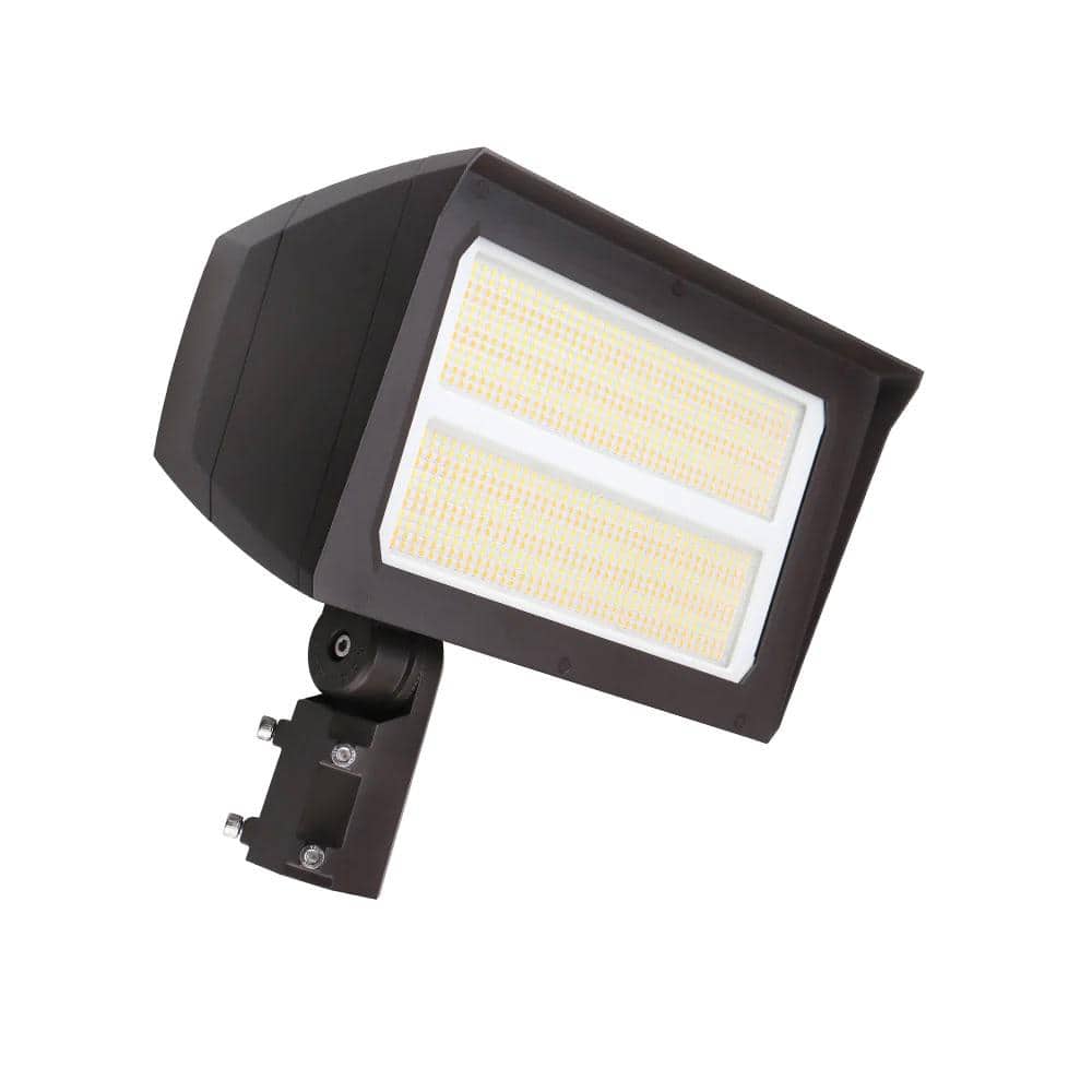 Union 200-Watt Equivalent 29000 Lumen 150 ° Bronze Integraded LED Flood Li