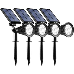 Cubilan Solar Spotlights for Tree, Patio, Yard, Garden, Driveway, Pool ...