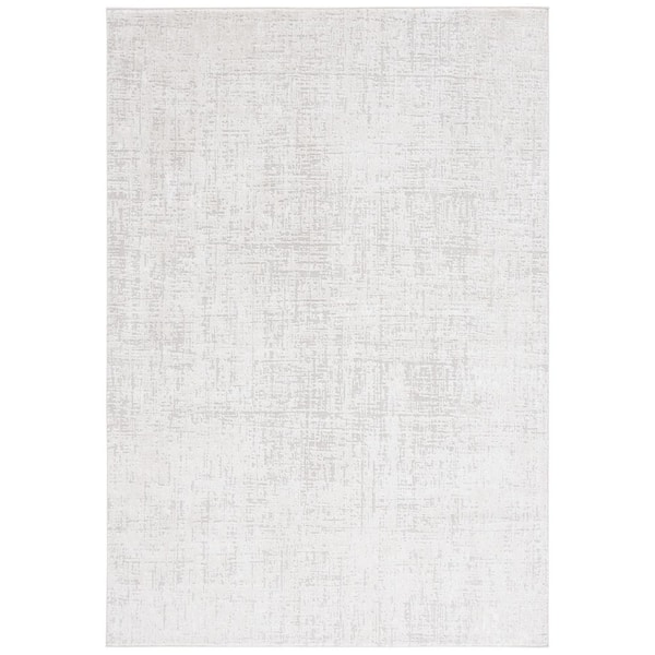 SAFAVIEH Carter 4 ft. x 6 ft. Ivory/Taupe Distressed Modern Area Rug