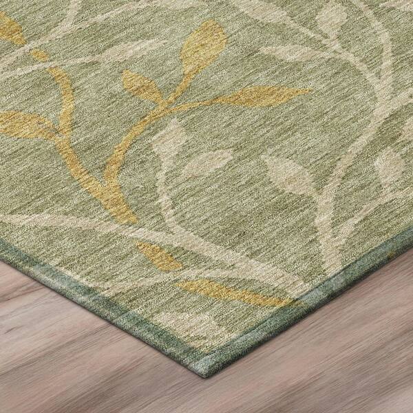 Chantille Machine Washable Indoor/Outdoor Abstract ACN3024 Sage 9 ft. x 12 ft. Area Rug