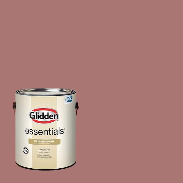 Glidden Essentials 1 gal. PPG1055-5 Cinnamon Diamonds Satin Exterior Paint