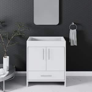 Pacific 30 in. W x 18 in. D x 33.88 in. H Bath Vanity Cabinet without Top in Glossy White