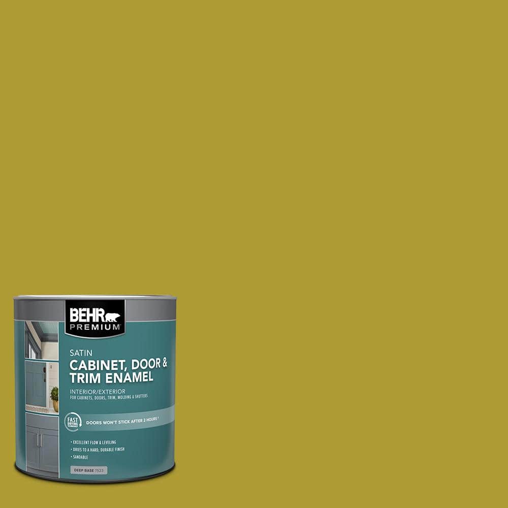 1 qt. #P330-7 Luscious Lime Satin Enamel Interior/Exterior Cabinet, Door & Trim Paint price history on PriceWatchPro