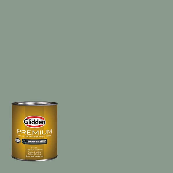 Glidden Premium 1 qt. PPG1031-4 Restoration Flat Exterior Paint