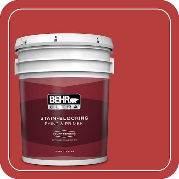 BEHR ULTRA 5 gal. #S-G-170 Licorice Stick Extra Durable Flat Interior Paint & Primer