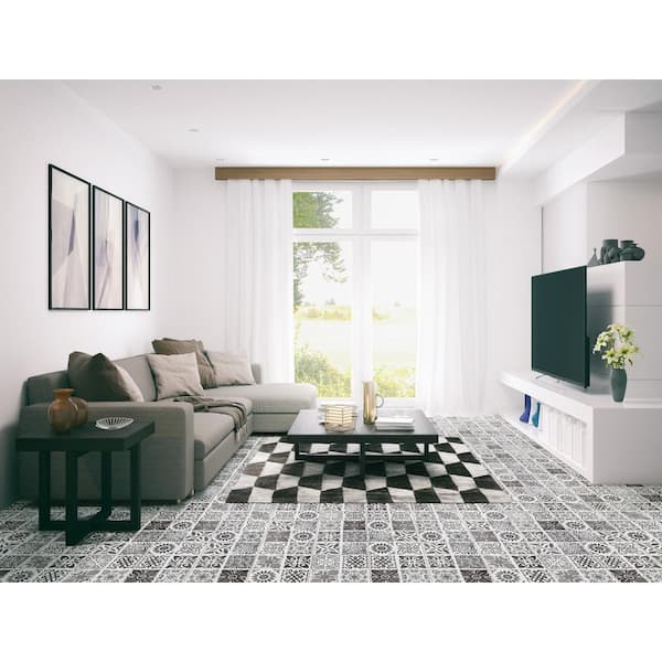 A&A Surfaces Baylee Tux 12 MIL x 12 in. W x 24 in. L Click Lock Waterproof  Vinyl Tile Flooring (1278.4 sq ft/pallet) VTRHDBAITX1224 - The Home Depot