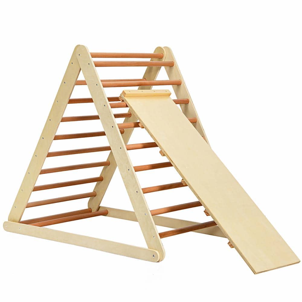 Foldable Wooden Climbing Triangle for Toddler Baby price history on PriceWatchPro