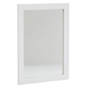 Lancaster 19.75 in. W x 26.87 in. H Framed Wall Mirror in White