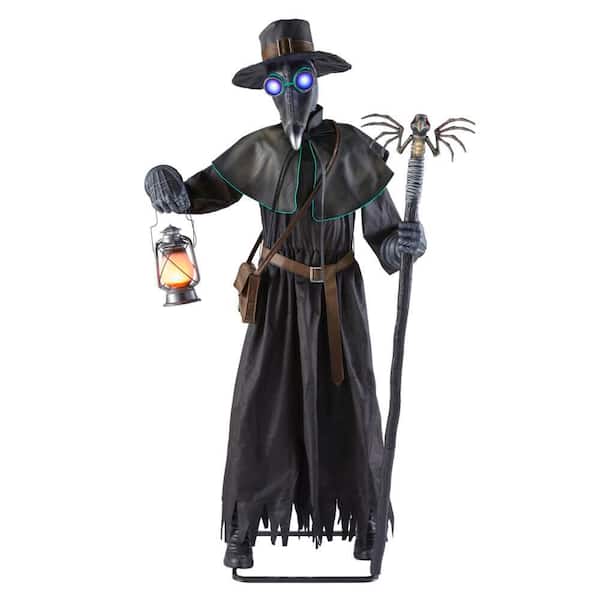 7 ft. Gruesome Grounds Animated LED Plague Doctor