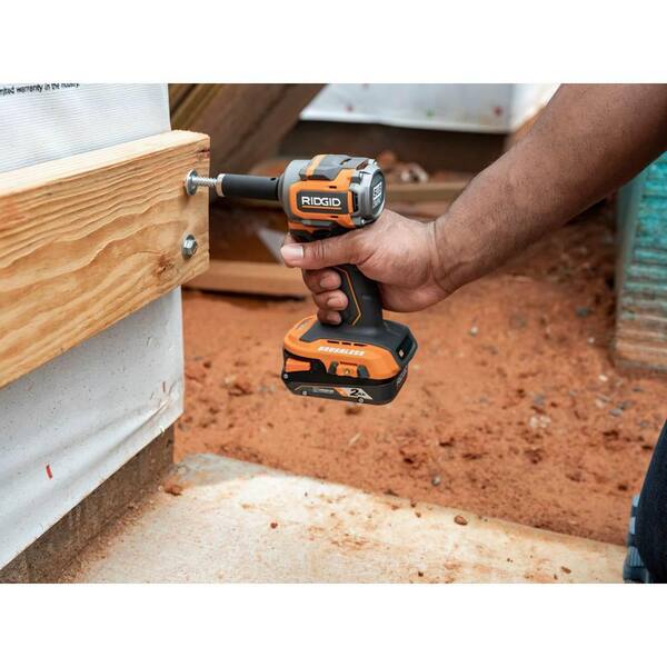 RIDGID - 18V SubCompact Brushless Cordless 3/8 in. Impact Wrench and 1/2 in. Impact Wrench Kit (Tools-Only)